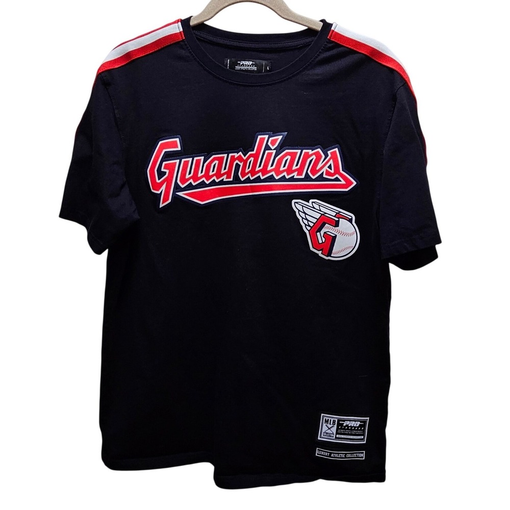 Pro Standard Cleveland Guardians MLB Luxury‎ Athletic Baseball Mens Large Navy